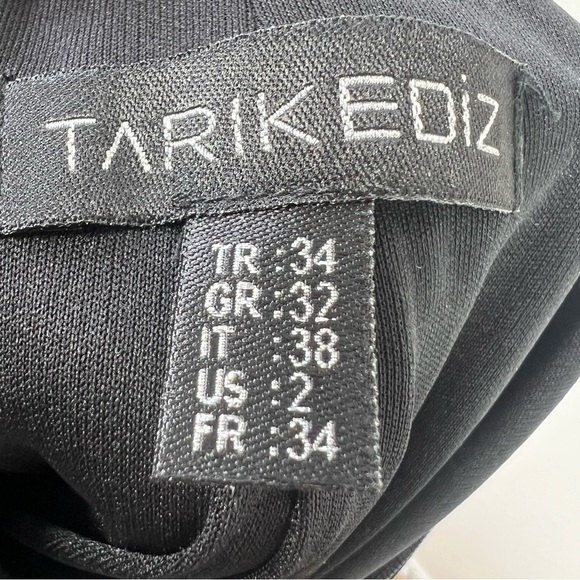 Tarik Ediz black maxi dress/gown size 2 - Picture 5 of 5